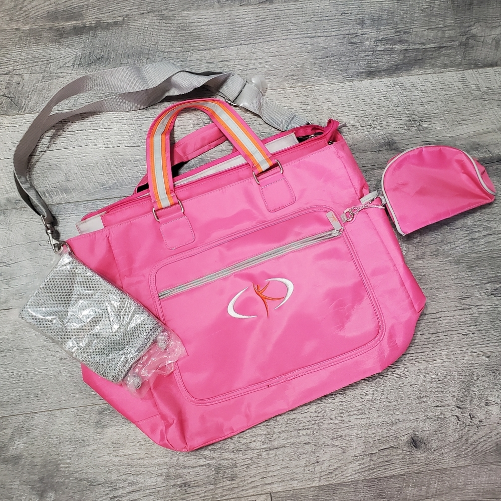 Pink Danskin Now Gym Travel Bag